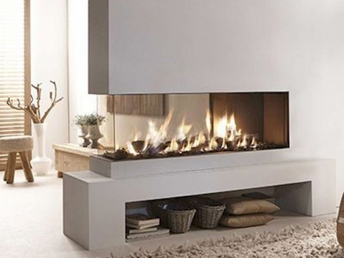 Üç Tarafı Açık Şömineler