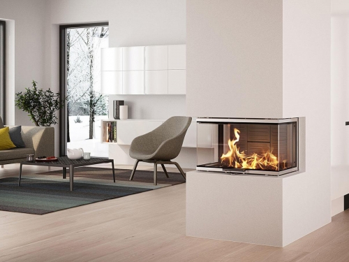 Üç Tarafı Açık Şömineler